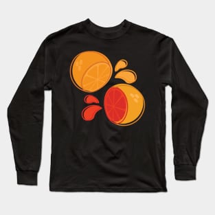 Orange & Grapefruit Long Sleeve T-Shirt